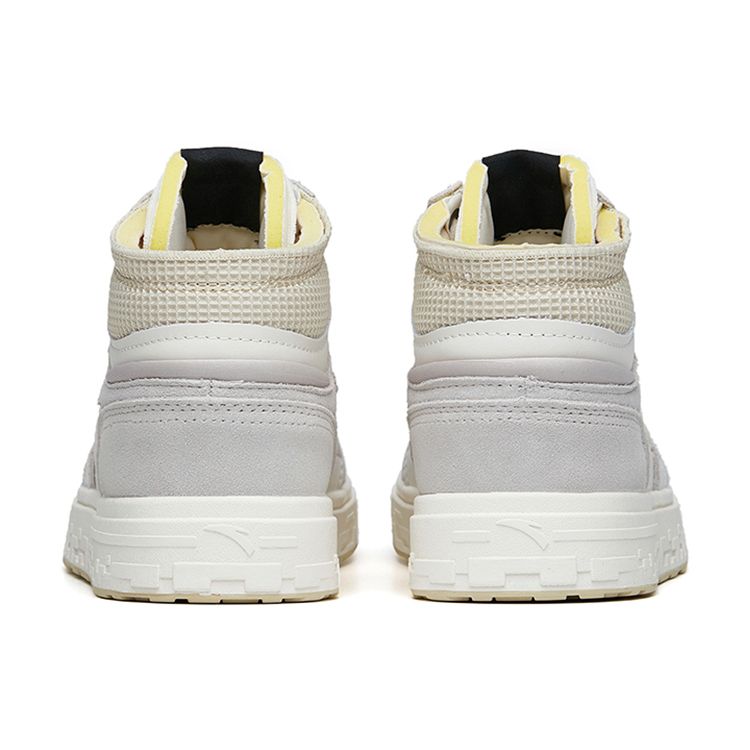 Anta Кроссовки Street Play Non-Slip Mid-Top мужские кроссовки серые белые желтые — фото 4