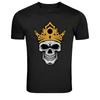 König Schädel Krone Grafik T-Shirt Gothic Königlich Skelett Tee