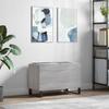 Record Cabinet Gray Sonoma 74.5 x 38 x 48 cm Engineered Wood