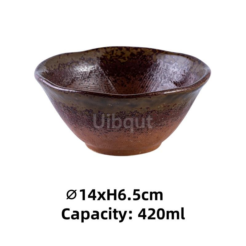 5inch 5.5 Inch Japanese Ceramic Rice Bowl Porcelain Dishes Pretty Restaurant Table Top Items Soup Noodles Sauce Bowls Dinnerware
