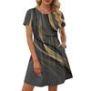 Dresses For Women Short Sleeve O Neck Casual Dresses Waist Maternity Dress With Pockets