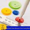DIY Patchwork Seam Allowance Tracing Wheel - Circle Sewing Tool, 4 Sizes