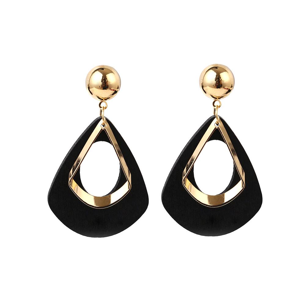 Women Fashion Hollow-out Earring Water-drop Design Unique All-matching Earrings
