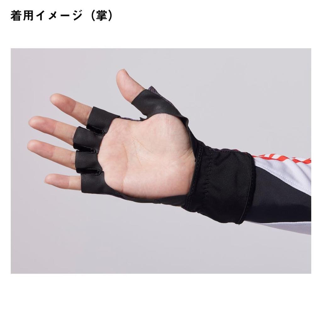 Daiwa Hand Gloves Black L (DAIWA) DG-6225