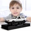 Toyota AE86 Initial D model auta v měřítku 1/28, stahovací autíčko ze zinkové slitiny se zvukem a světlem pro děti Kluk Dívka Dárek