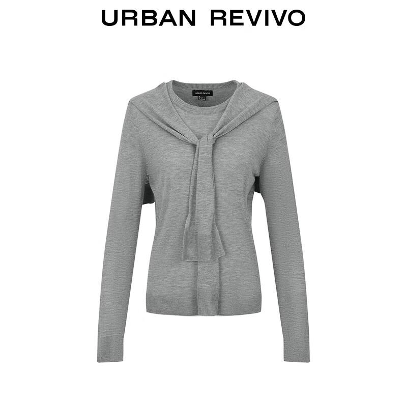 UR Women's Shawl Tie Knit Sweater