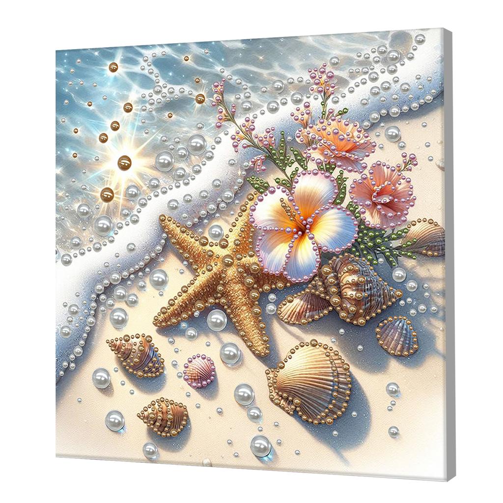 DIY Pearl Art Painting With Frame Pearl Gem Paintings Picture Arts Craft 30x40cm for Home Wall Decor