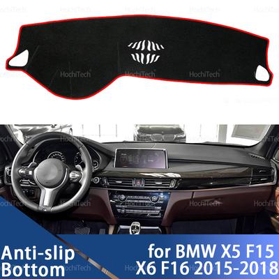 Dashboard Cover Avoid Light Anti-Slip Anti-dirty Mat Pad Sunshade Dashmat Protect for BMW X5 F15 X6 F16 2015-2018 LHD RHD