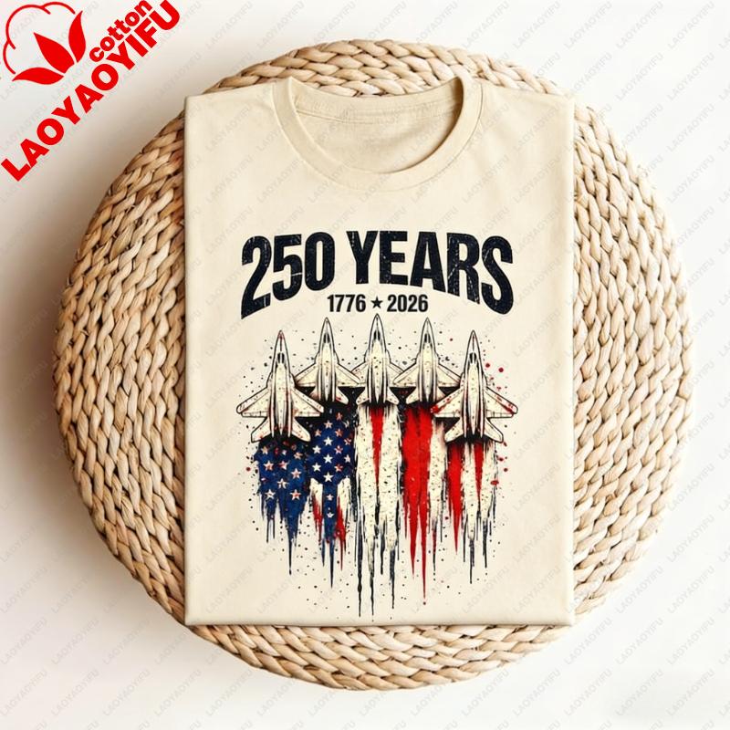 Maglietta Anniversario Giorno dell'Indipendenza Jet da Combattimento Patriottico Giorno dell'Indipendenza Abbigliamento Donna Harajuku Top Y2k Magliette Grafiche