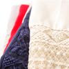 2024 Four Seasons Women'S Refreshing Literary Solid Color Elegant Scarf Lace Splicing Embroidered Silk Scarf Sunscreen Shawl Air Conditioning Scarf