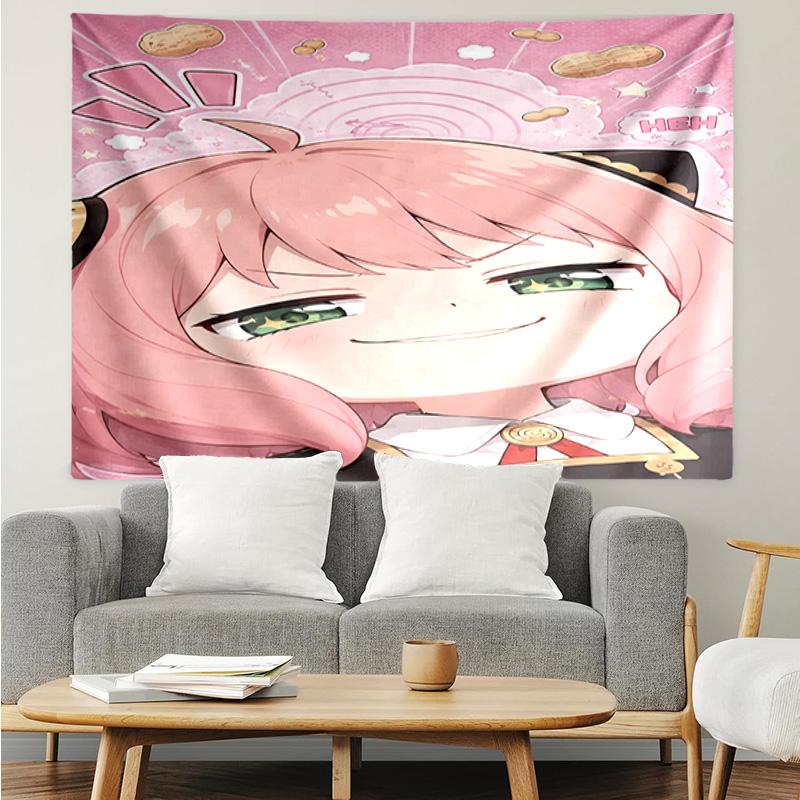 Fantasy Battle Anya Quick-Dry Tapestry Hanging for Bedroom,Livingroom, Playroom,Decor Art Room Wall Tapestry Holiday and Birthday Gifts