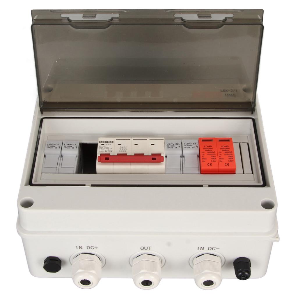 Cutie Combinator PV Solar 1000V 63A Comutator de Deconectare Siguranță Disjunctor pentru Exterior