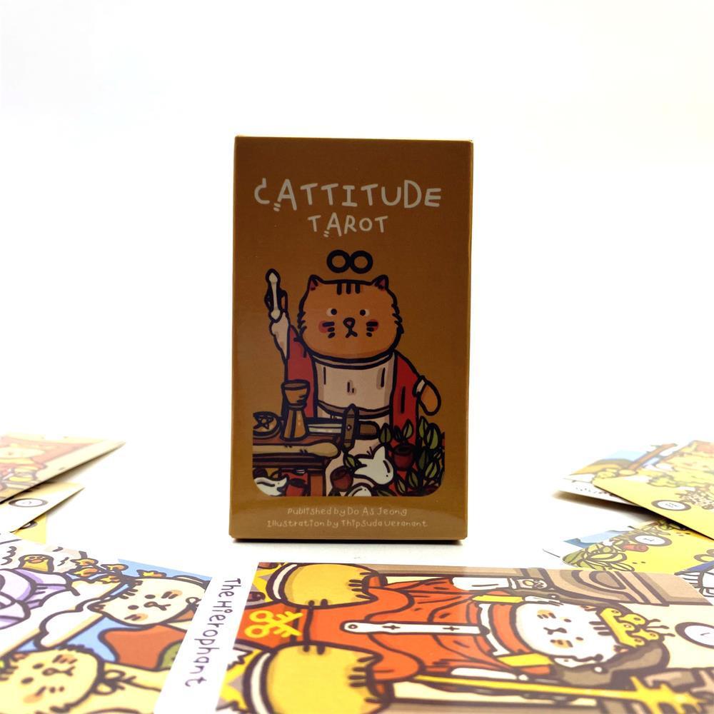 Cattitude Themed Tarot Card For Indoor Use And Enthusiasts