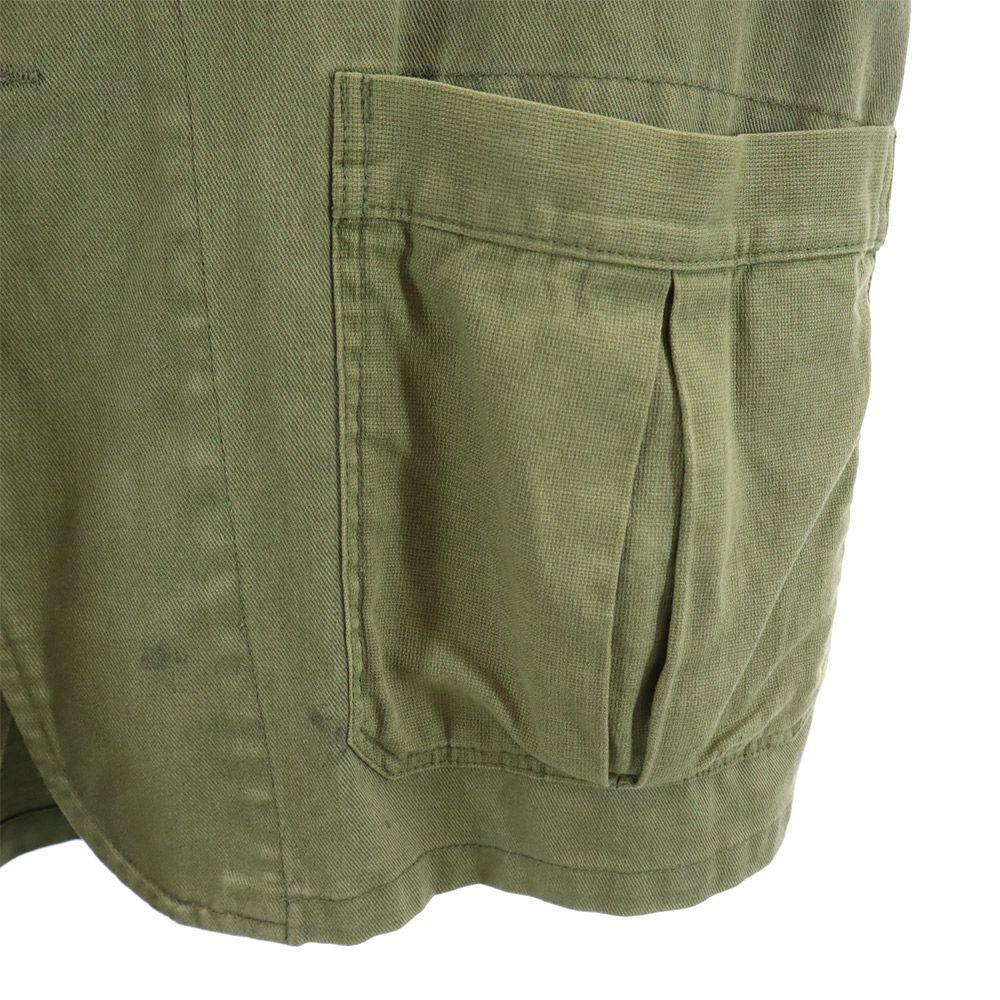 Nigel Cabourn Made In Japan Linen Blend Cotton Tailored Jacket 48 Khaki Men's Used