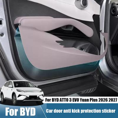 For BYD ATTO 3 EVO Yuan Plus 2026 Door Anti Kick Protection Sticker Interior Protective Component