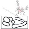 30677349 30751324 Engine Oil Filter Housing Gasket Fits For VOLVO 11-14 S60 07-09 S80 13-15 V60 09-15 XC60 08-11 XC90 3.0T 3.2 Engine Gaskets 6