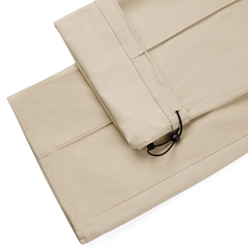 Skechers S-Color Solid Mid-Rise Straight Leg Casual Pants Women Bottoms Irish-Cream L124W029-028R