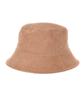 THE-ABON Men'S Corduroy Minimal Bucket Hat Camel