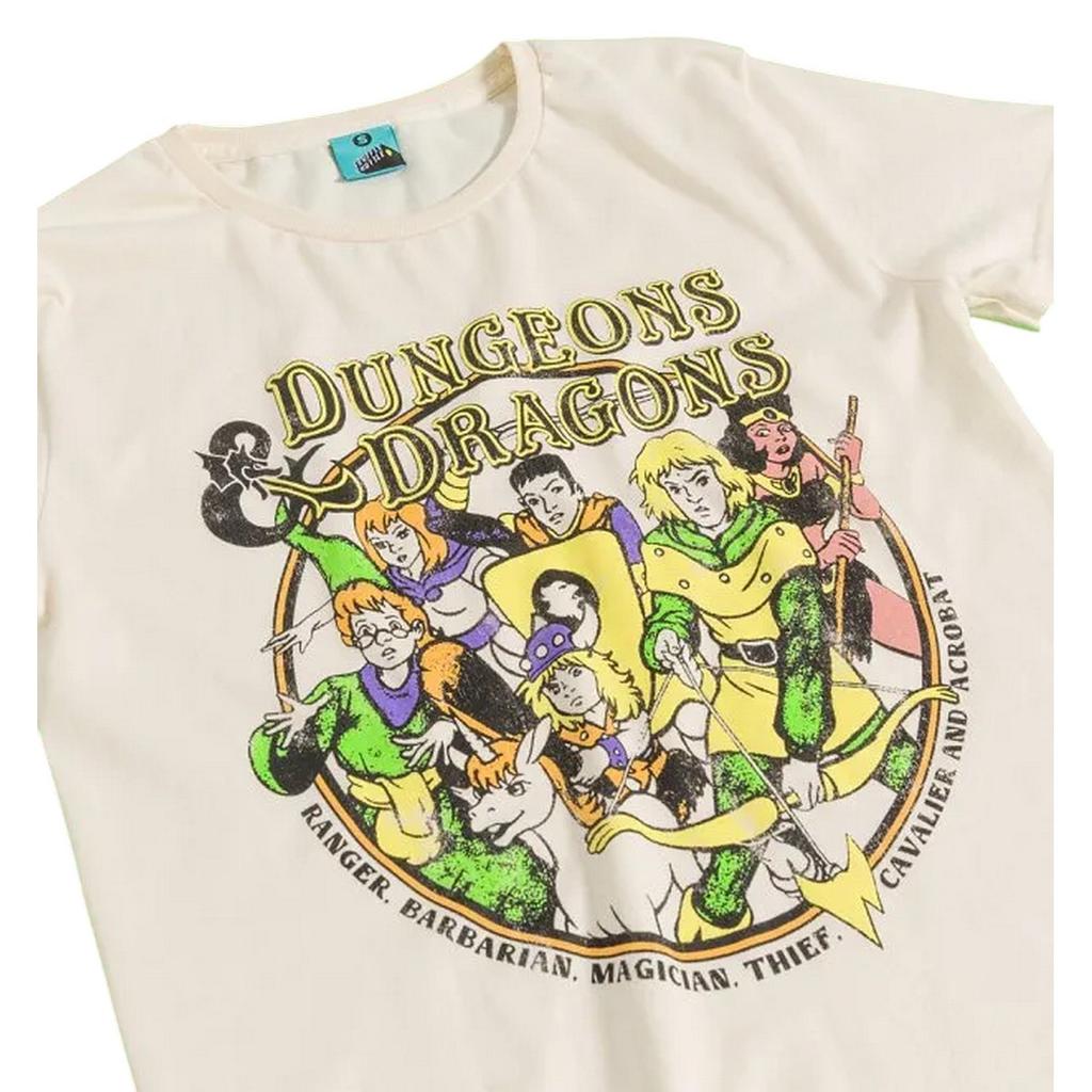 Dungeons & Dragons Unisex Adult Cartoon T-Shirt