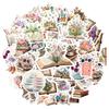 35pcs-50pcs Vintage Vintage Stickers Artistic Nature  Stickers Teacher Reward Stickers For Guitar Laptop Helmet Skateboard