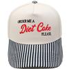 Diet Coke Embroidery Color Matching Truck Driver Baseball Cap Fun Men's and Women's Casual Shade Dad Hat