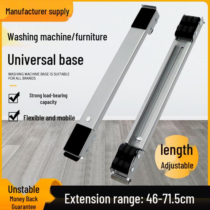 

Adjustable Mobile Base for Washing Machines and Furniture Gray Regular 1 Pair