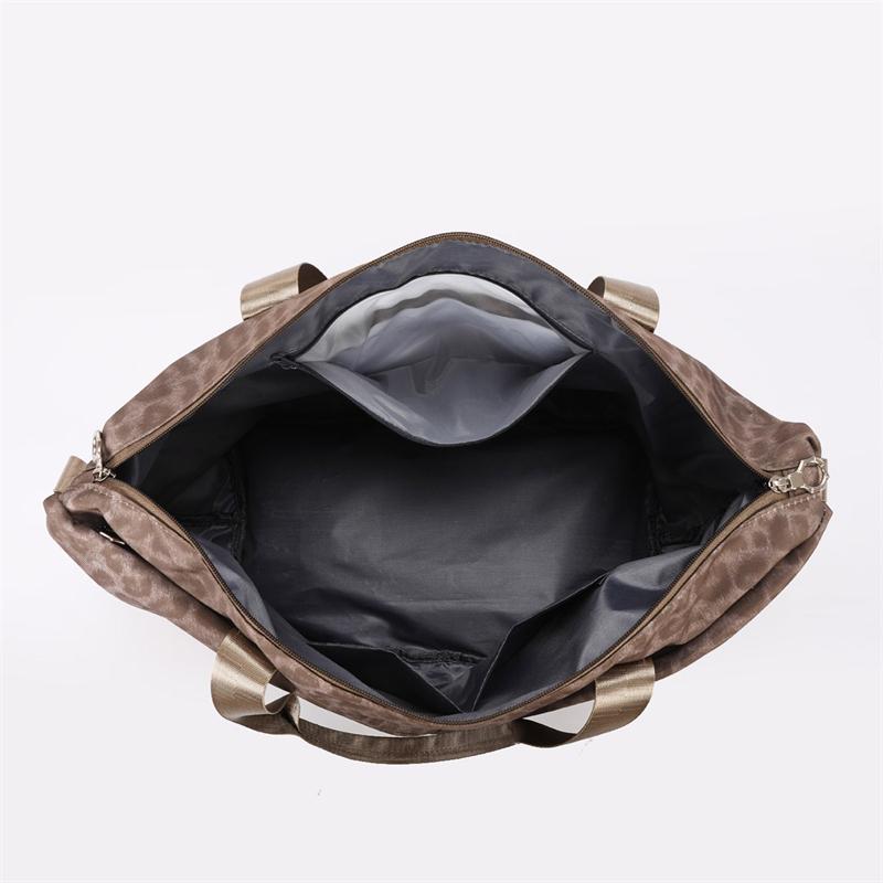 Travel Bag Duffel Bag Leopard Print Large Capacity Fitness Sports Bag