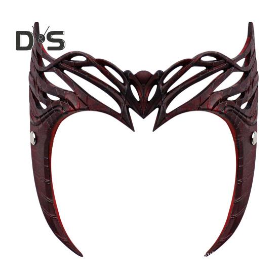 Scarlet Witch Crown Superhero Cosplay Headpiece Dress-up Headband Kostium Akcesoria na Halloween Christmas Party