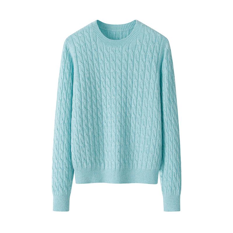 

Женский кашемировый трикотажный свитер с приспущенным плечом – 12-й класс вязки, универсальный пуловер с круглым вырезом 3XL