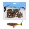Outdoor Fishing Fluctuation T-tail Soft Bait (4cm/1.4g) 20 Pieces of Lures
