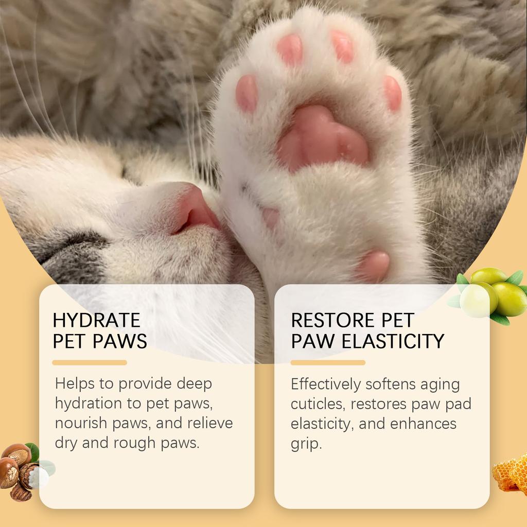 Yegbong Pet Paw‑Care Stick, Moisturize and Soften Paw‑Pads and Prevent Dry‑Cracking
