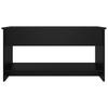 Coffee Table Black 102x50x52.5 Cm Particleboard