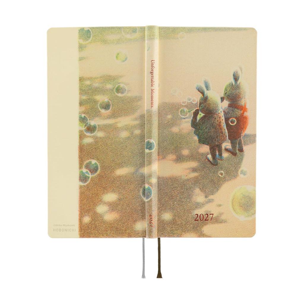 Hobonichi Techo Weeks 2027 Anglický diář, Akiko Miyakoshi Once, Jaro
