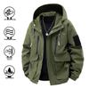 Cross2025 Trendy Men's Hooded Workwear Jacket - Spring/Autumn Mountain Style Windbreaker
