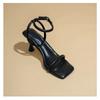 Women High Heel Sandals Summer Casual Female Woman Square Heel Open Toe Strap Wedge Shoe 2025 New Elegant  heels