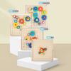 Montessori Early Education Cognitive Gear Game Rotation Exploration Mechanical Principles Training Hands-on Ability Puzzle Game
