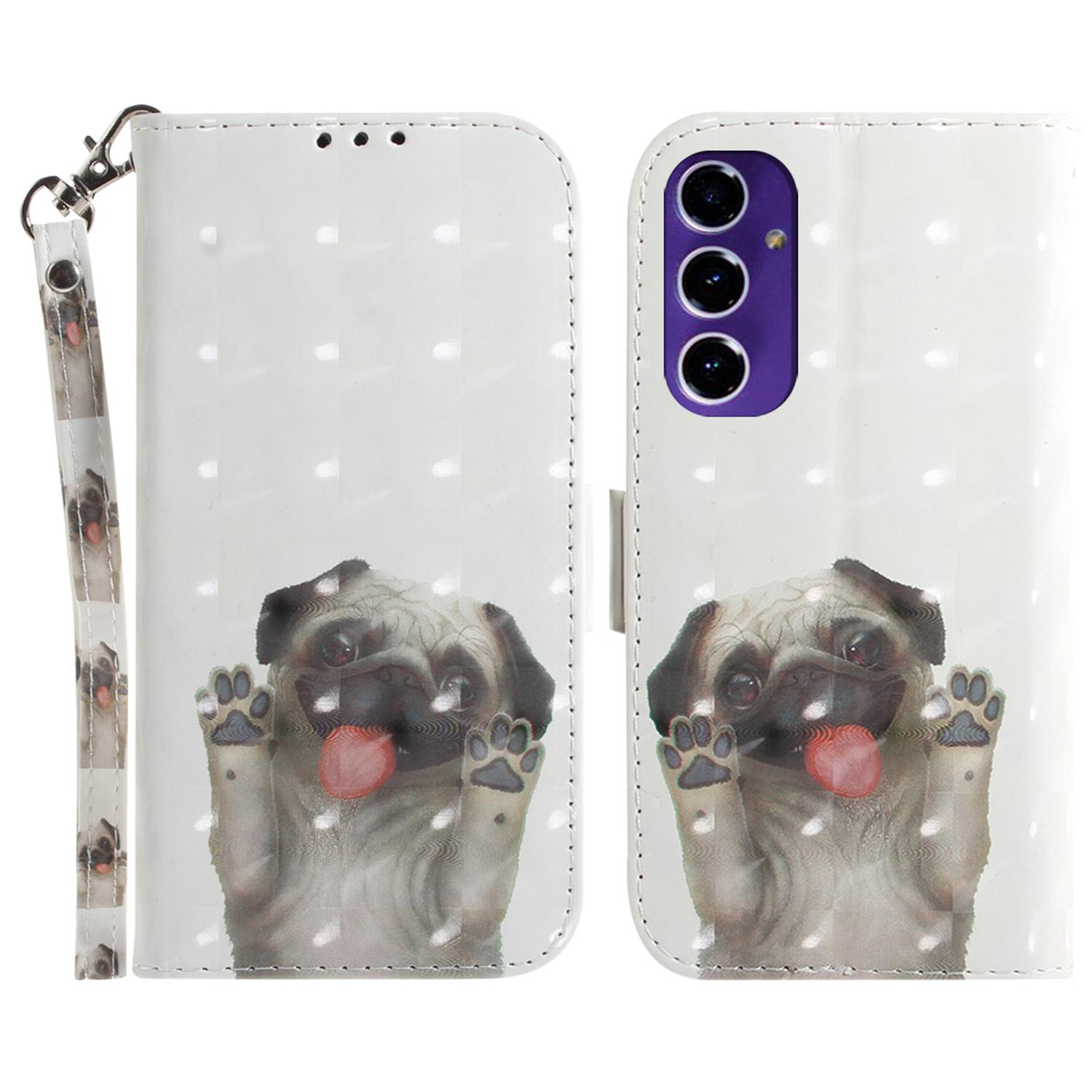 

Оптовый чехол для телефона Samsung Galaxy S24 FE, кошелек, кожаный чехол-подставка для телефона с печатью узора E