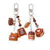 Simulated Bread Coffee Keychain For Sweet Lovers Friend Family Colleagues