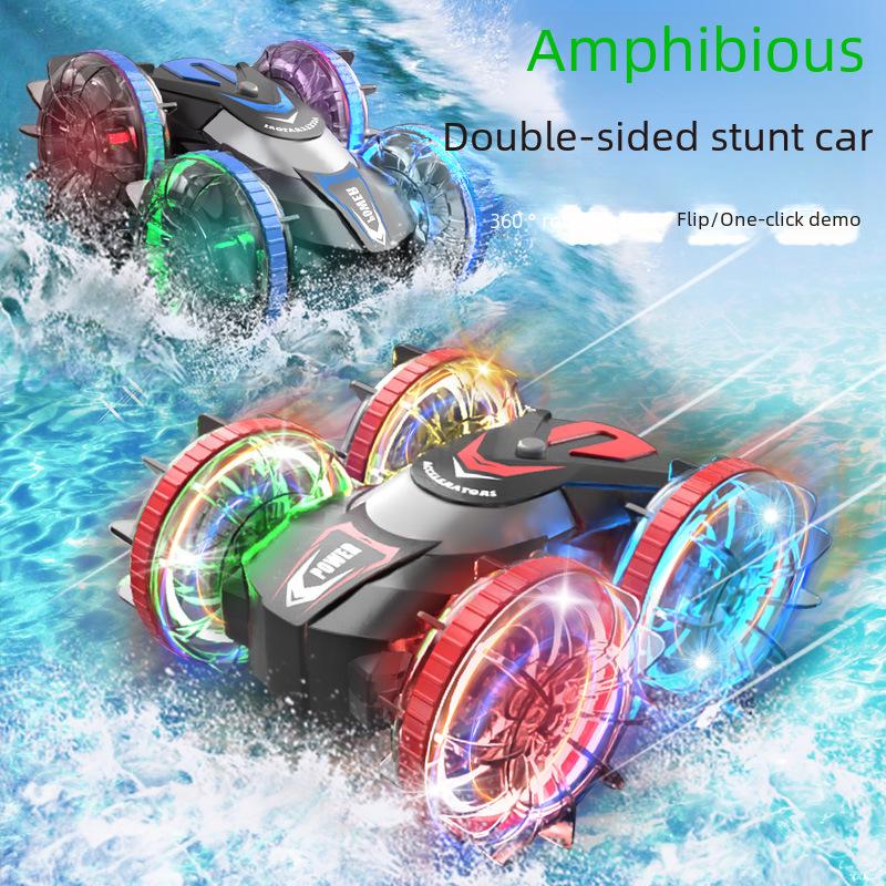 

Dual-Mode Remote Control Amphibious Toy Car: Water & Land Stunt Vehicle for Kids 2.4G
