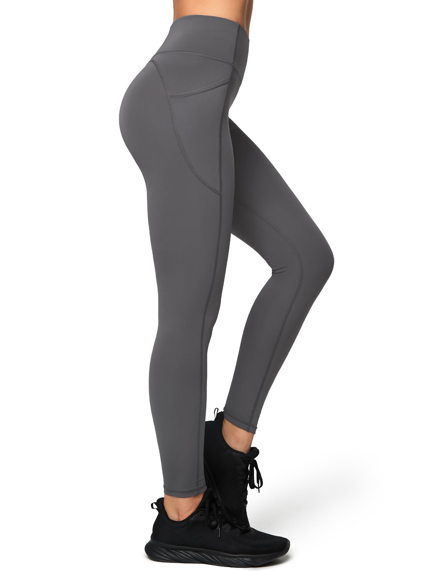 

Yvette Yoga Укороченные спортивные брюки, размер серый, женские, леггинсы с флисовой подкладкой, легкие, теплые, влагоотводящие, быстросохнущие, с высокой посадкой, для холодной погоды, серый