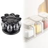 Rotatable Spice Container Durable Kitchen Countertop Home Dining Supplies Room