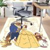 Beauty Beast Romance Carpet For Playroom Bedroom Living Room Sofa Home Decorkids Game Area Rug Nonslip Floor Mat