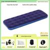 Elevated Outdoor Double Air Mattress: Thick Inflatable Camping Cushion