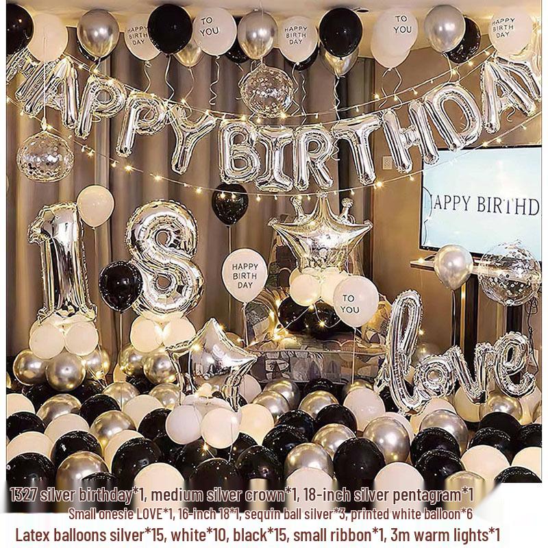 Geburtstagsdeko Ballon-Set für Kinder - Themen-Hintergrund mit Folienballons