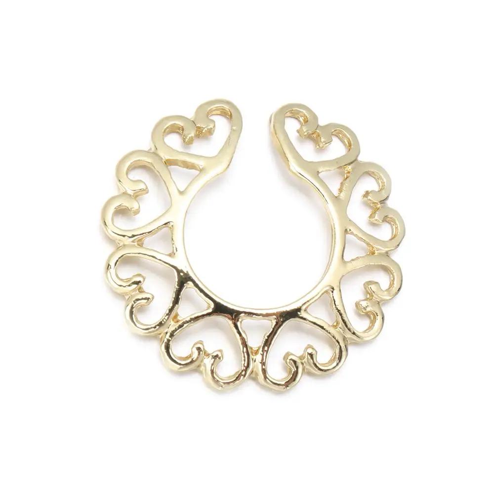 Nickel-free Faux Nipple 316L Surgical Steel Fake Nipple Ring Non Piercing Body Jewelry Non-Piercing