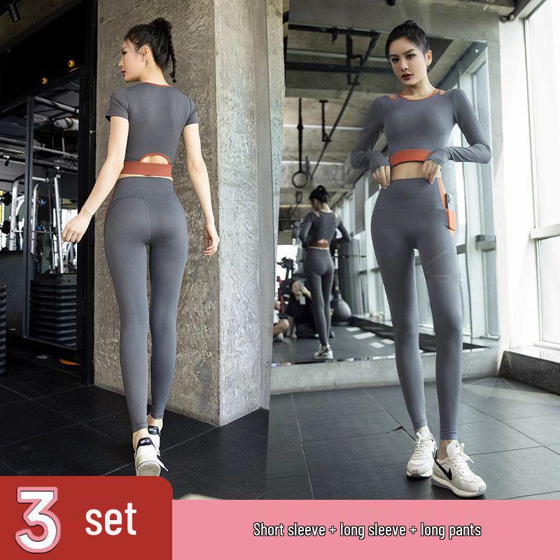 Women's High-End Summer Yoga & Running Activewear Set - Quick-Dry Tight Fit Sportswear
