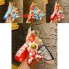Cartoon Astronaut Charming Keychain Durable Silicone Key Ring For Friends And Family Gifts