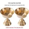Brass Dual-Use Buddha Offering Candle Holder Lamp