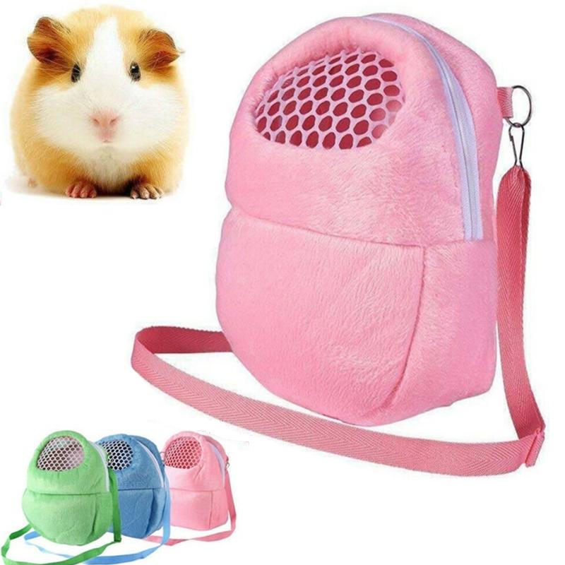 S M L Small Pet Hamster Portable Travel Warm Bag Cage Guinea Pig Carry Bag Breathable Pet Supplies Pet Outing Accessorie