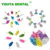 100pcs Milk Tooth Box Baby Teeth Storage Case Organizer Plastic Container Small Box Children's Souvenir Save Teeth Holder Hot